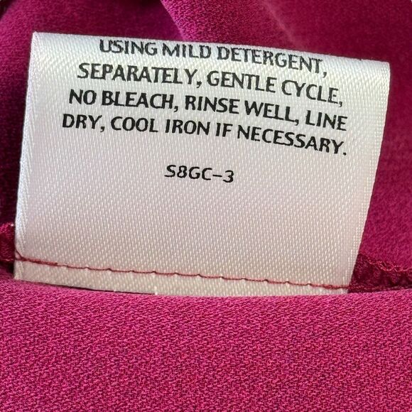 EILEEN FISHER Rhapsody 100% Silk Georgette L Crepe Straight Pant NWT MSRP 248 - Picture 11 of 11